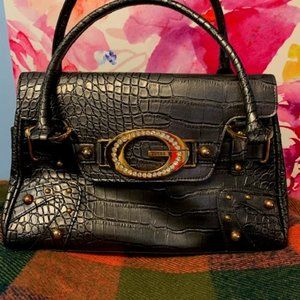 Guess Charcoal Purse Handbag